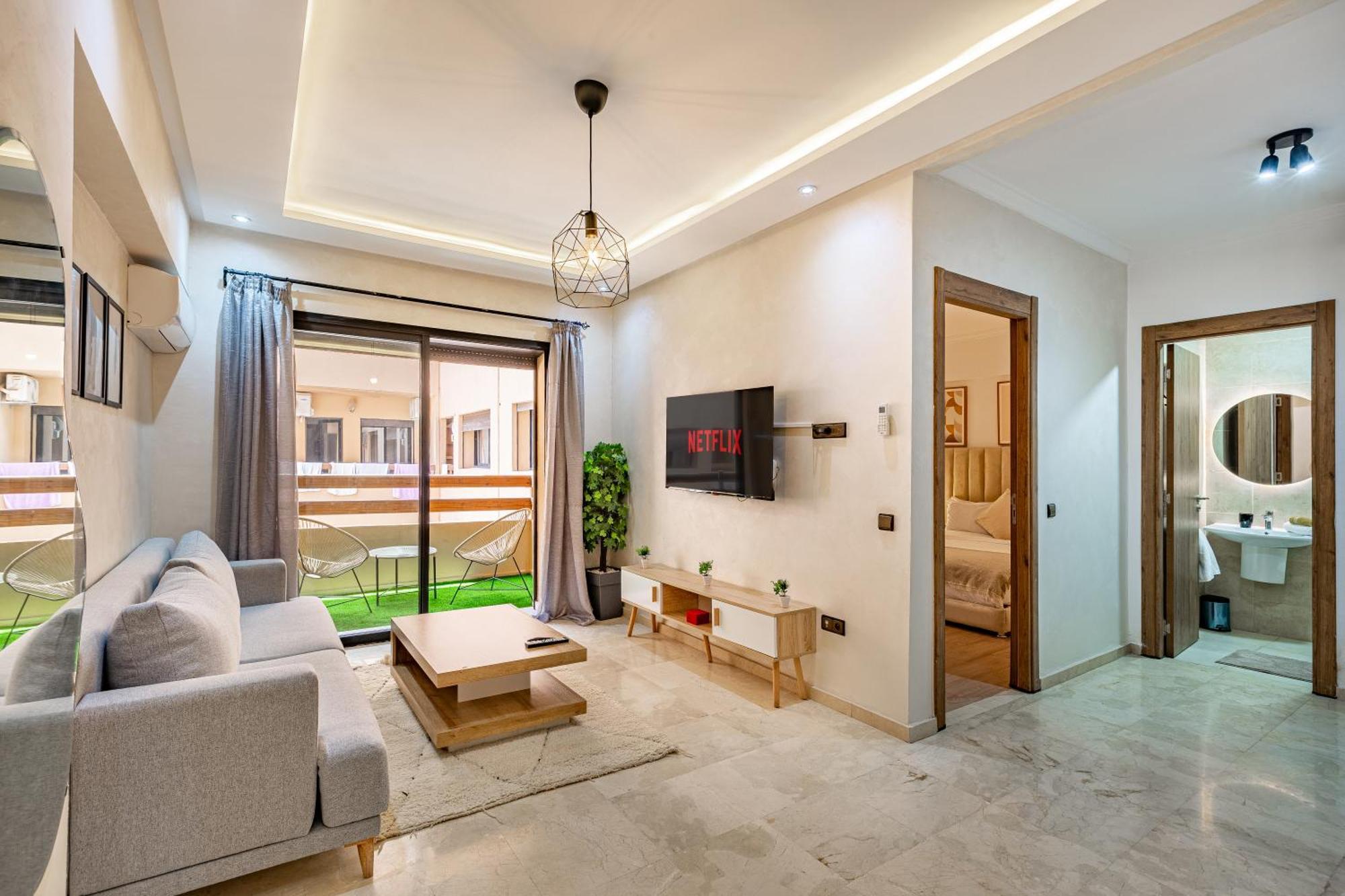 Jolie & Luxueux Appart A Gueliz - 100% Equipe Μαρακές Εξωτερικό φωτογραφία